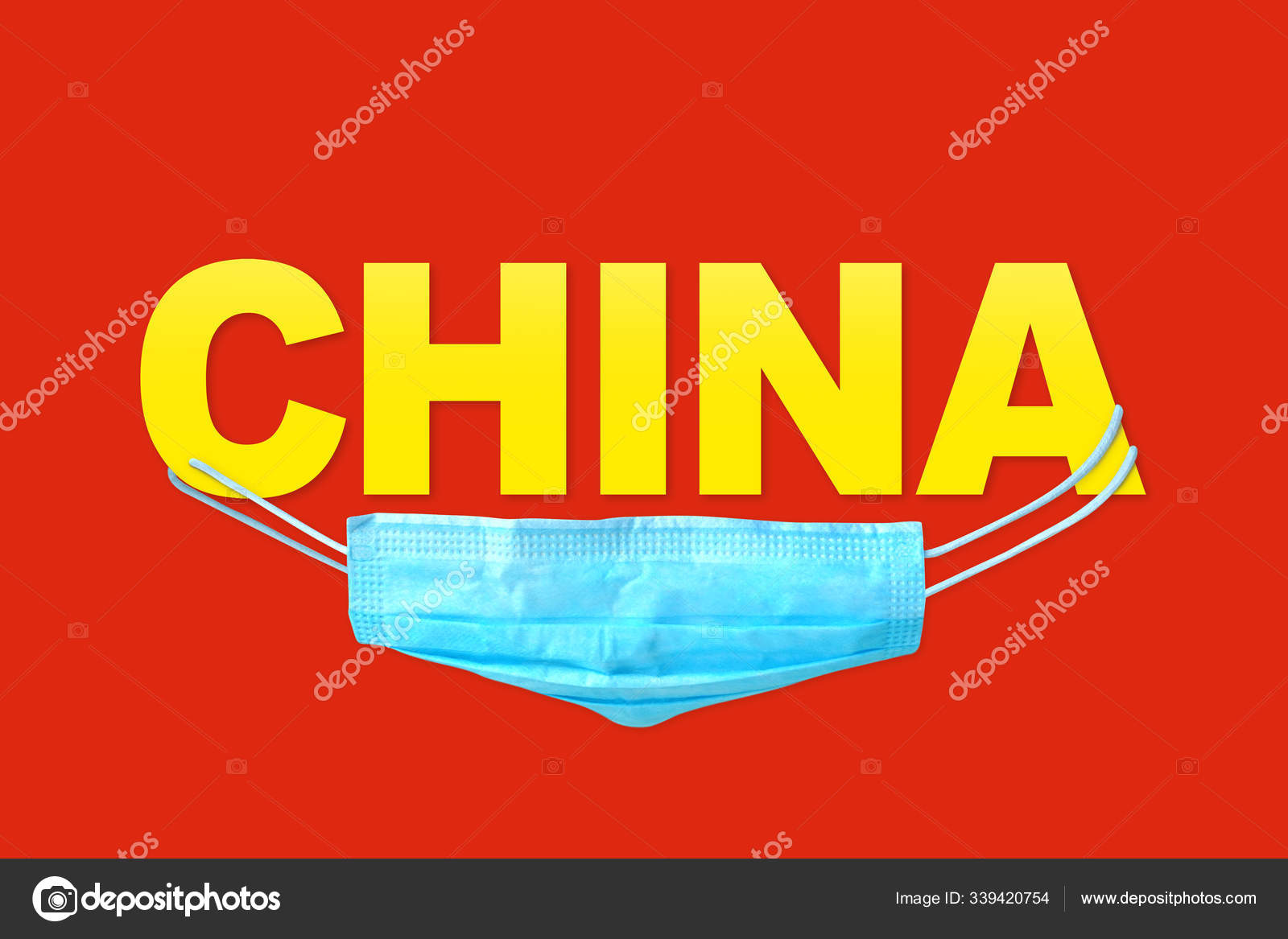 テキストと医療保護マスクと中国の概念のコロナウイルス 隔離だ中国国旗の色をコンセプトに ストック写真 C Varavin テキストと医療保護マスクと中国の概念のコロナウイルス 隔離だ中国国旗の色をコンセプトに ストック写真 C Varavin