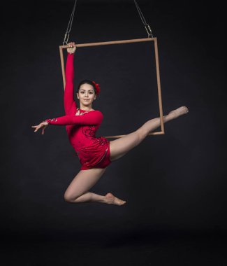 Hava trapez Acrobat'ta.