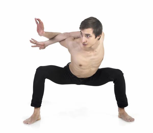Gymnaste garçon extraordinaire - yoga — Photo
