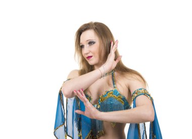 Dansöz dans çekici kız.