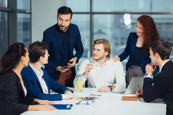 Business People Meeting Conference Discussion Corporate — Stock Photo, Image