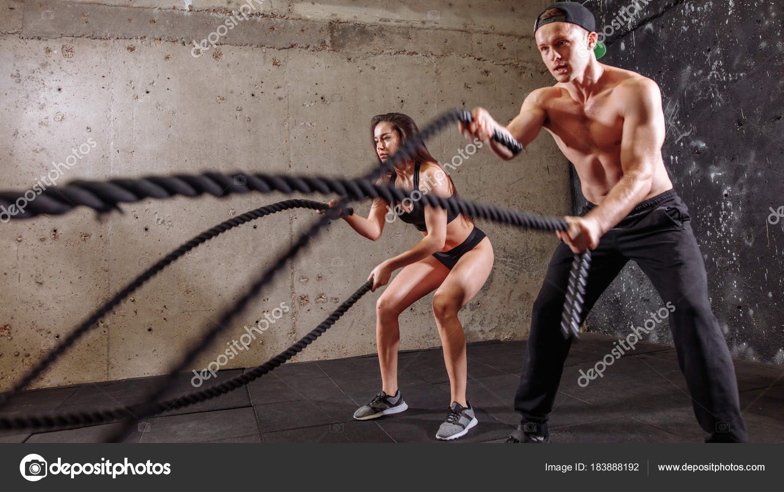 Corde de musculation intense Battle Rope