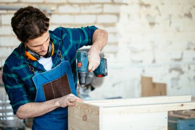 Ahşap el ahşap bar delik delme matkabı sıkıcı