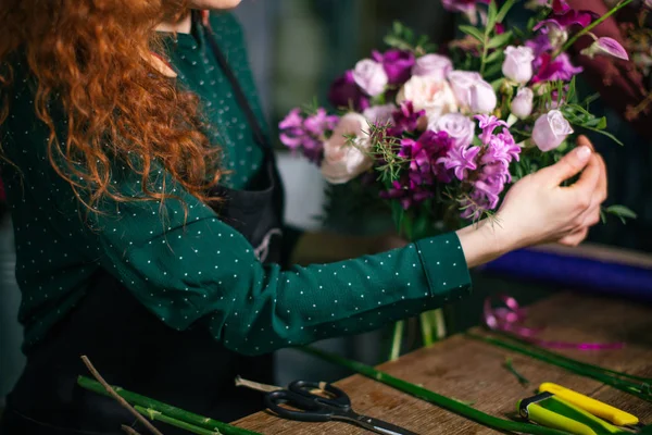 Primer plano de rebote de flores para la venta — Foto de Stock
