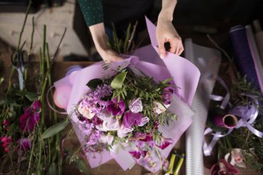 Mor gama buket görüntüsünü