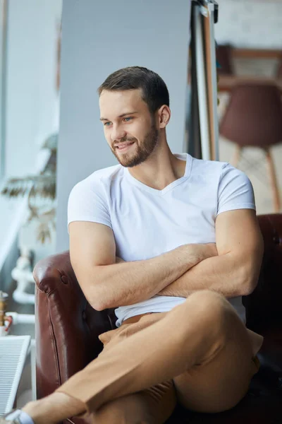 Plrtrait van Kaukasische zakenman — Stockfoto