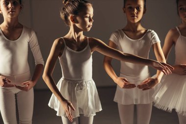 Harika çocuklar 7-8 yardlık klasik bale gösterisi.