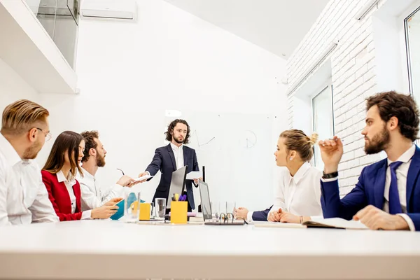 young leaders gathered in business office