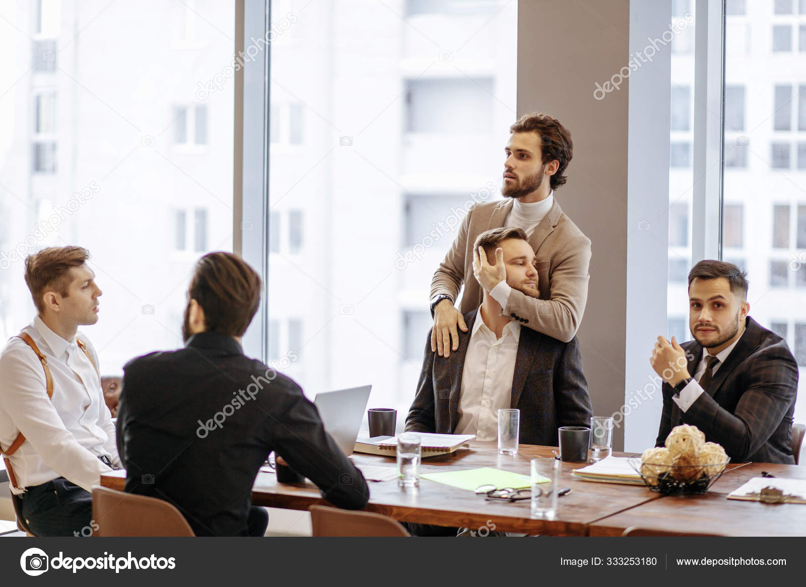 Funny business people in office Stock Photo by ©ufabizphoto 333253180