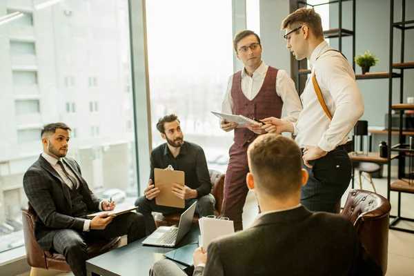 young business leaders in office