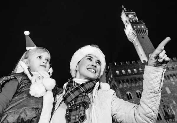 Viaggio All Insegna Dell Ispirazione Nel Periodo Natalizio Firenze Sorridente — Foto Stock