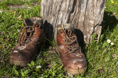 Eski kullanılan grunge Ayakkabı