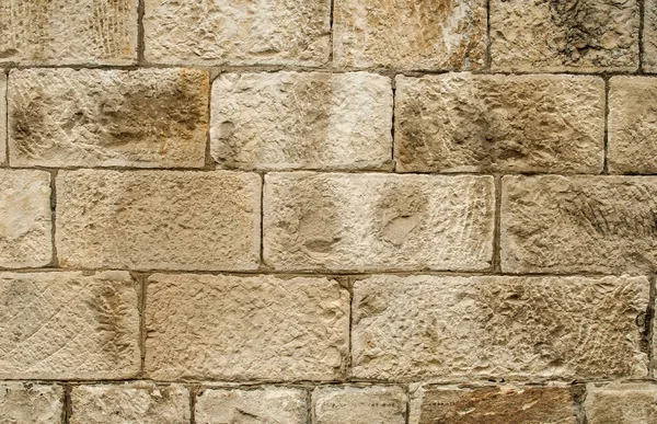 Камнекаменная стена крупным планом — стоковое фото