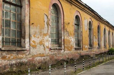 eski Endüstriyel Bina cephe