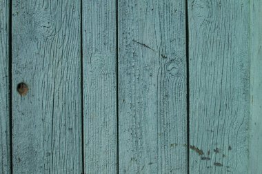 Eski yıpranmış mavi ahşap tahta