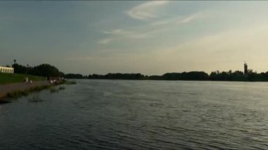 sunset, water, sky, lake, sea, sun, landscape, clouds, river, nature, sunrise, cloud