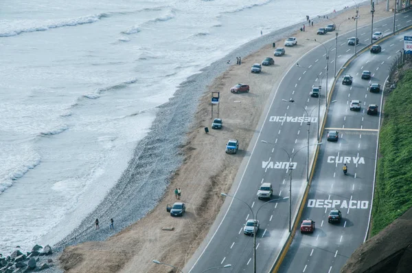 Malecón de Miraflores görüntülemek — Stok fotoğraf