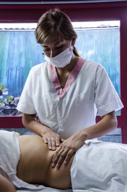Reducing massage clipart