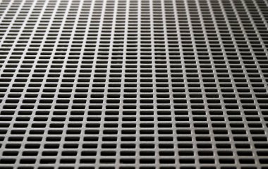 Metal kafes batsground perspektif içinde dikdörtgen