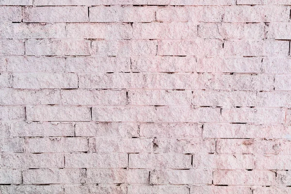 Muro Mattoni Che Sono Intonacati Rosa Può Essere Visto — Foto Stock