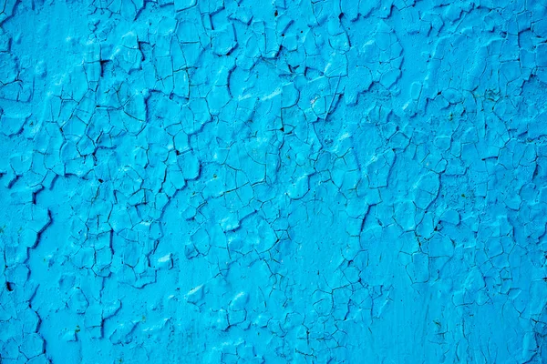 Голубая Краска Необработанной Поверхности Текстура Голубой Краски — стоковое фото