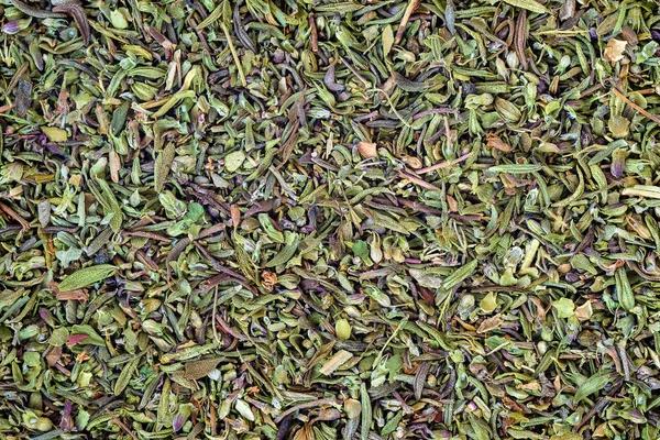 Green Background Texture Seasoning Oregano — Stock Photo, Image