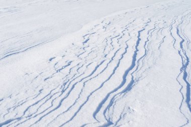 doku alan açık havada kar dalgasının