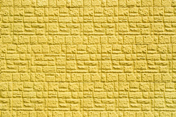 Texture Yellow Decorative Brick Form Tiles Wall — Stock Photo, Image