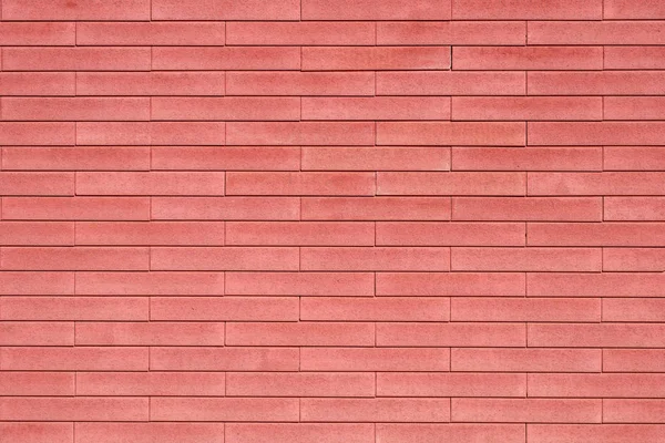 Tegelvägg Gjord Dekorativa Tegelstenar Släta Linjer Stor Bakgrund — Stockfoto