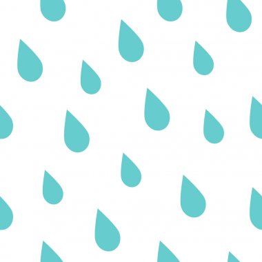 Beyaz arka plan üzerinde desen su damlaları