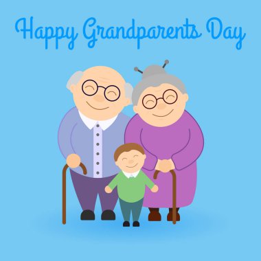 Şirin dedesi torun ile