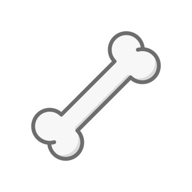 Köpek kemiği. Vektör simgesi.