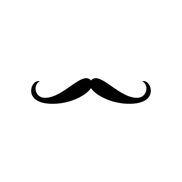 Bigode de cabelo retrô. Hipster. Material fotográfico. Vetor — Vetor de Stock