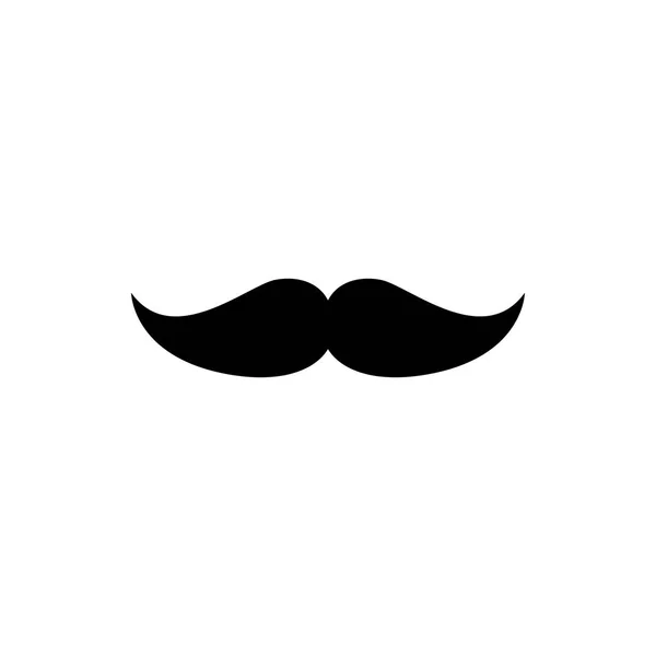 Bigode de cabelo retrô. Hipster. Material fotográfico. Vetor — Vetor de Stock