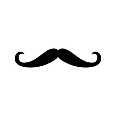 Retro saç bıyık. Hippi. Fotoğraf sahne. Vektör