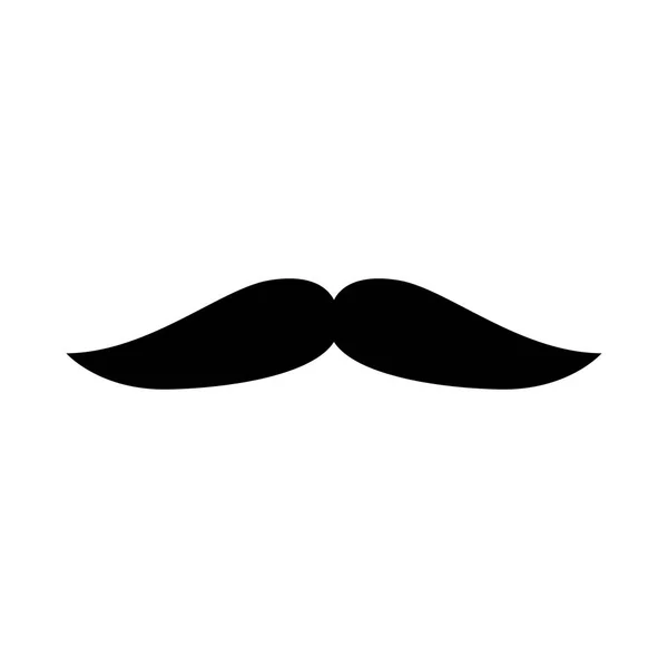 Bigode de cabelo retrô. Hipster. Material fotográfico. Vetor — Vetor de Stock