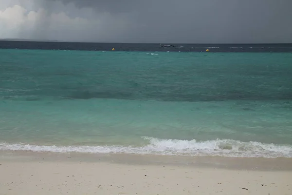 Tormenta playa colores — Foto de Stock