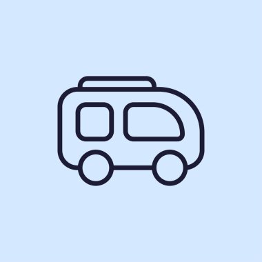 seyahat van satırı simgesi