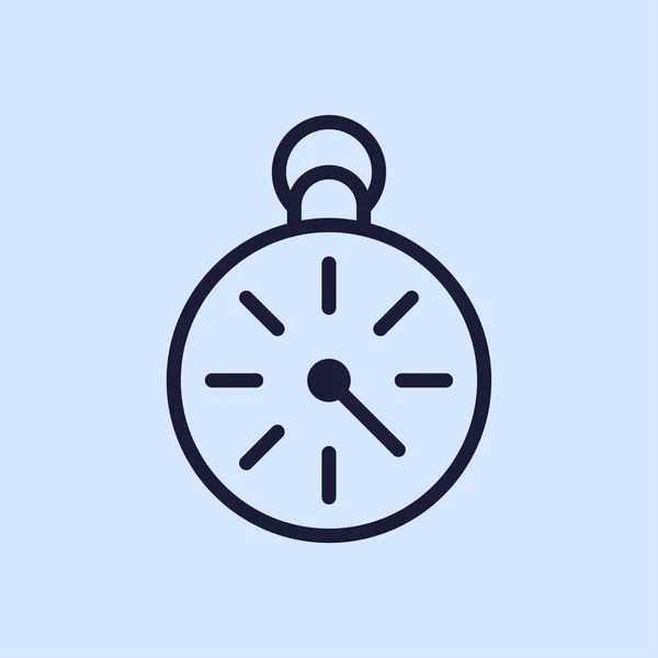 Stopwatch vonal ikon — Stock Vector