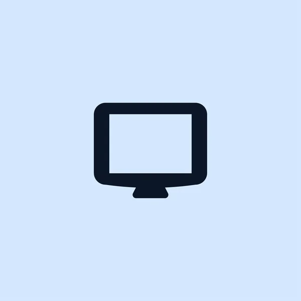 Computer monitor icon — Stock Vector