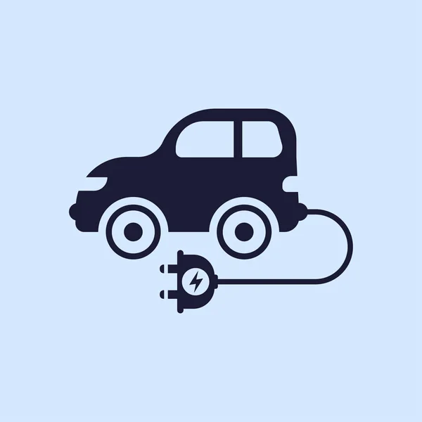 Electric car icon — Stock Vector