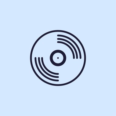 Vinil player simgesi
