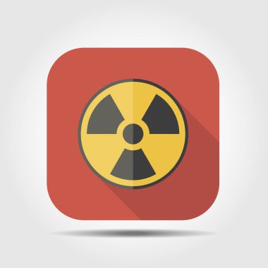 Radyasyon simge tasarlamak 