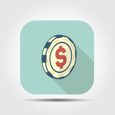 Casino çip simgesini 