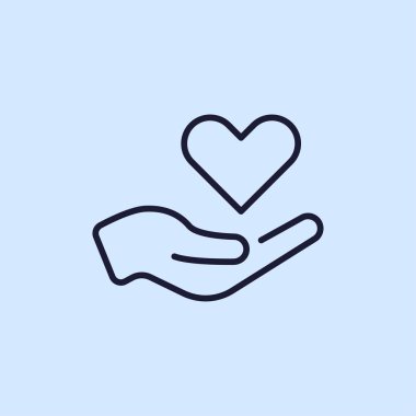 kalp el satırı simgesi 