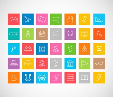 okul ve eğitim simgeleri