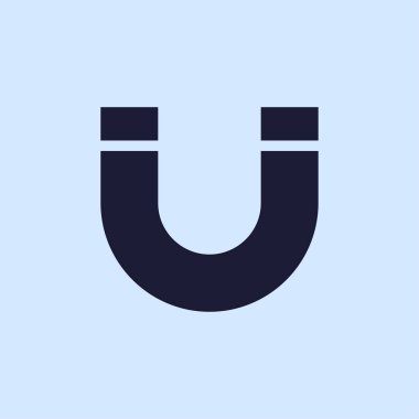 mıknatıs düz simgesi