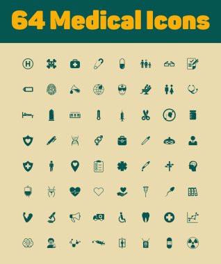 tıbbi simgeler dizisi 