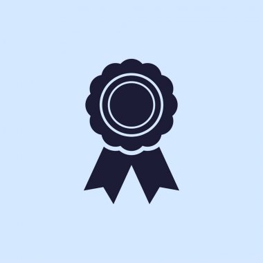 Kurdele simgeli rozet