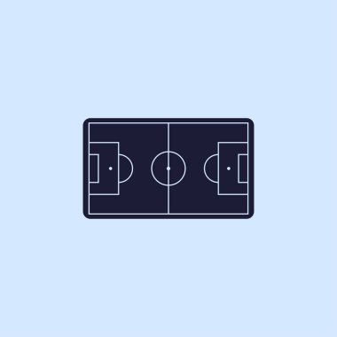 Futbol Stadyumu düz simgesi